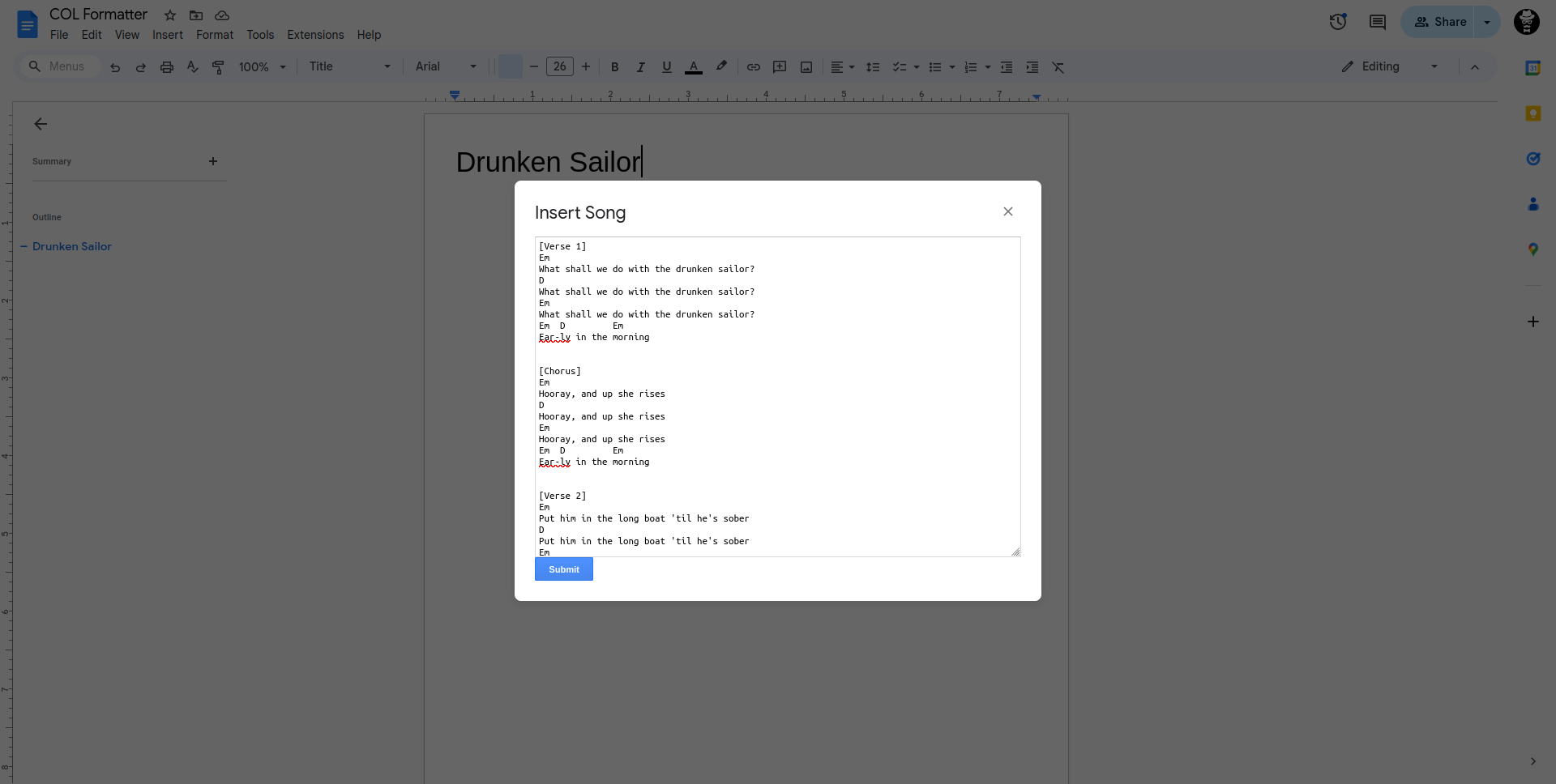 screenshot before using plugin